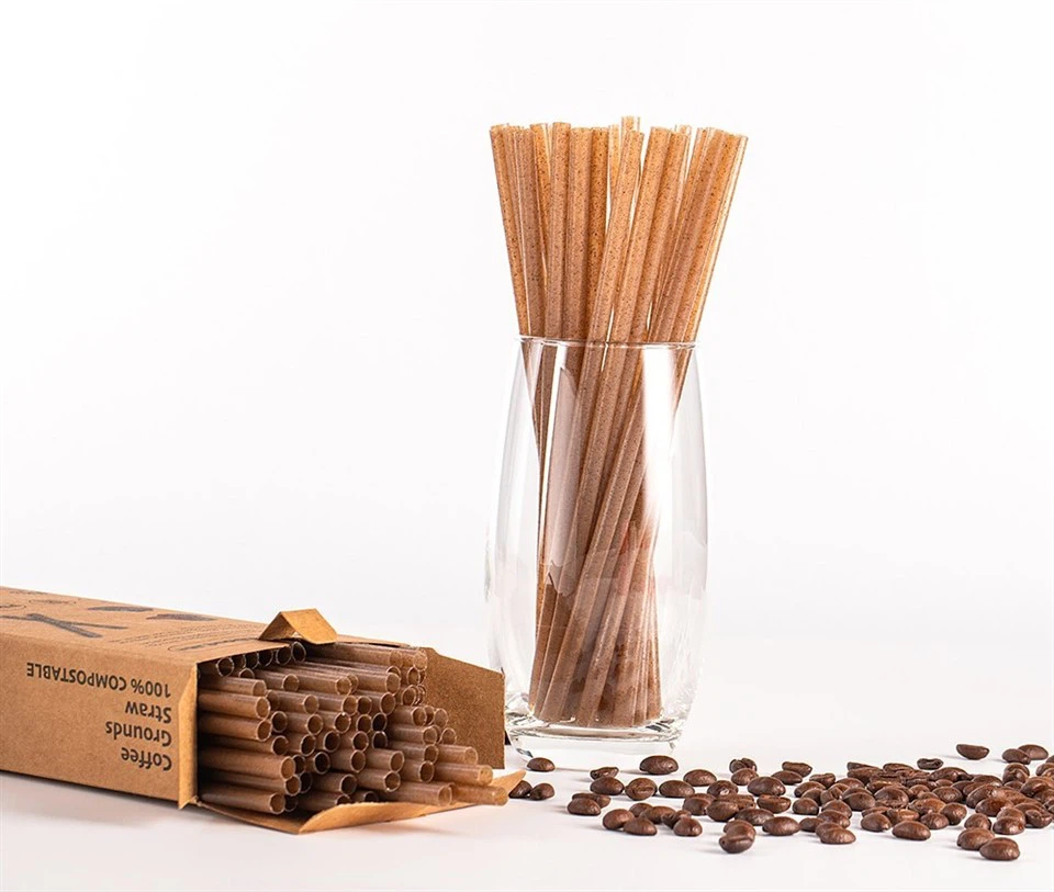Coffe Grounds PLA Straw